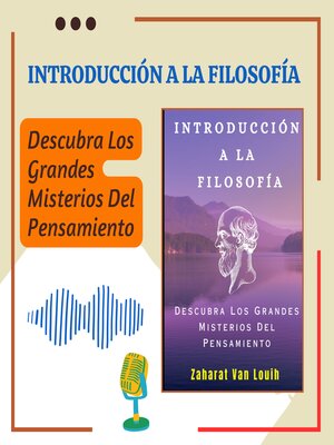 cover image of INTRODUCCIÓN a LA FILOSOFÍA